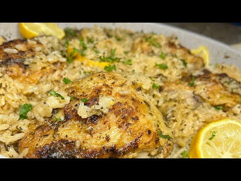 One Pan Lemon & Herb Chicken Rice
