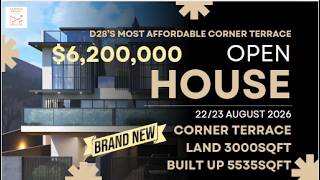 D28 Corner Terrace for Sale at $6.2M | 5BR Seletar Hills Landed Home Tour