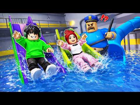 Naligo Kami ni Crush sa WATERPARK BARRY'S PRISON RUN! Roblox
