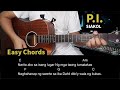 P.I. - Siakol | Guitar Tutorial | Guitar Chords