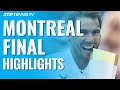 Nadal Defeats Medvedev to Win Fifth Title in Canada | Coupe Rogers 2019 Final Highlights
