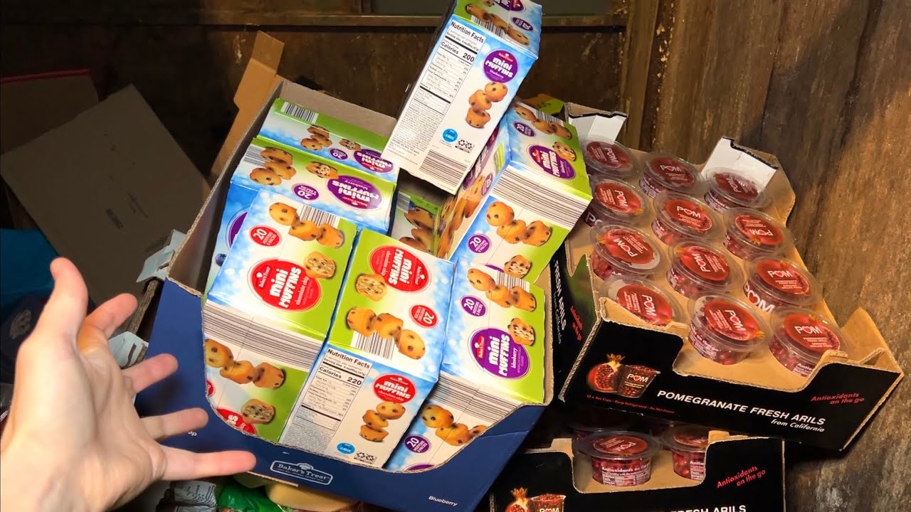 Dumpster Diving Aldi #172 Free Grocery Shopping!