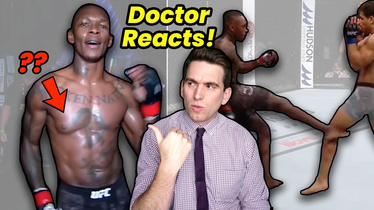 Israel Adesanya's Chest & His PERFECT Leg Kicks! Doctor Reacts to UFC 253