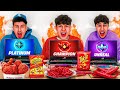 Eating SPICY Foods ONLY While Playing Ranked Fortnite! (Unreal)
