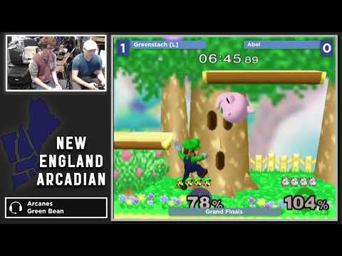 NE Melee Arcadian 11 - Greenstach [L] (Luigi) vs. Abel (Jigglypuff) - SSBM GF