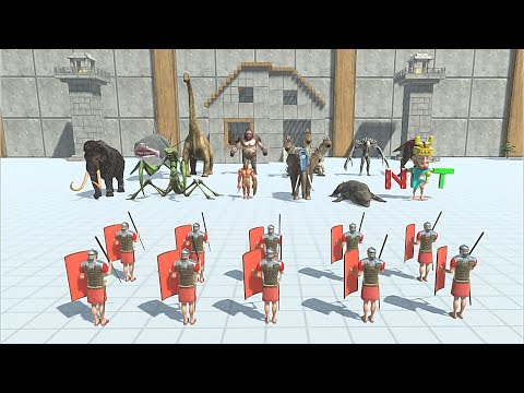 10X ROMANUS VS BOSSES - Animal Revolt Battle Simulator
