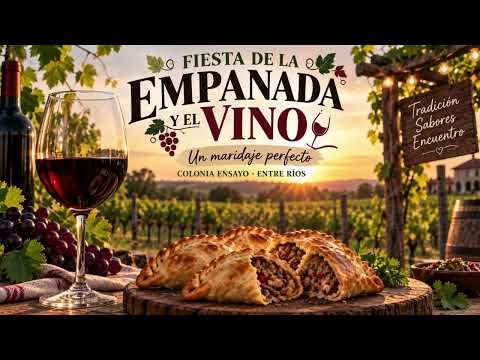 Fiesta de la Empanada y el Vino: un maridaje bien argentino | Colonia Ensayo, Entre Ríos