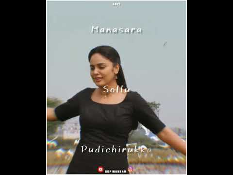 Manasara Sollu || Teejay || Nandita || Santhan || Lyrics Video Song