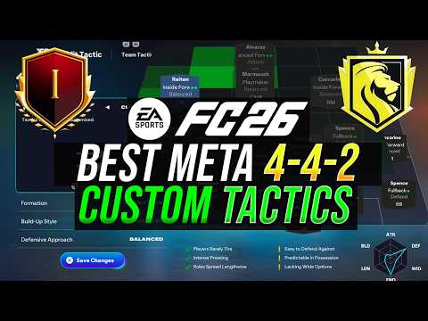 *POST PATCH* BEST META 4-4-2 CUSTOM TACTICS & ROLES - EA FC 26