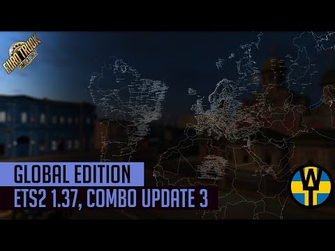 ETS2 1.37 - Promods 2.46 Global Map combo with Caucasus map and updates for Promzona, ROS and Rusmap