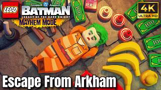 Escape From Arkham Asylum Story Mission - LEGO BATMAN: Mayhem Mode DLC Gameplay Walkthrough [4K]