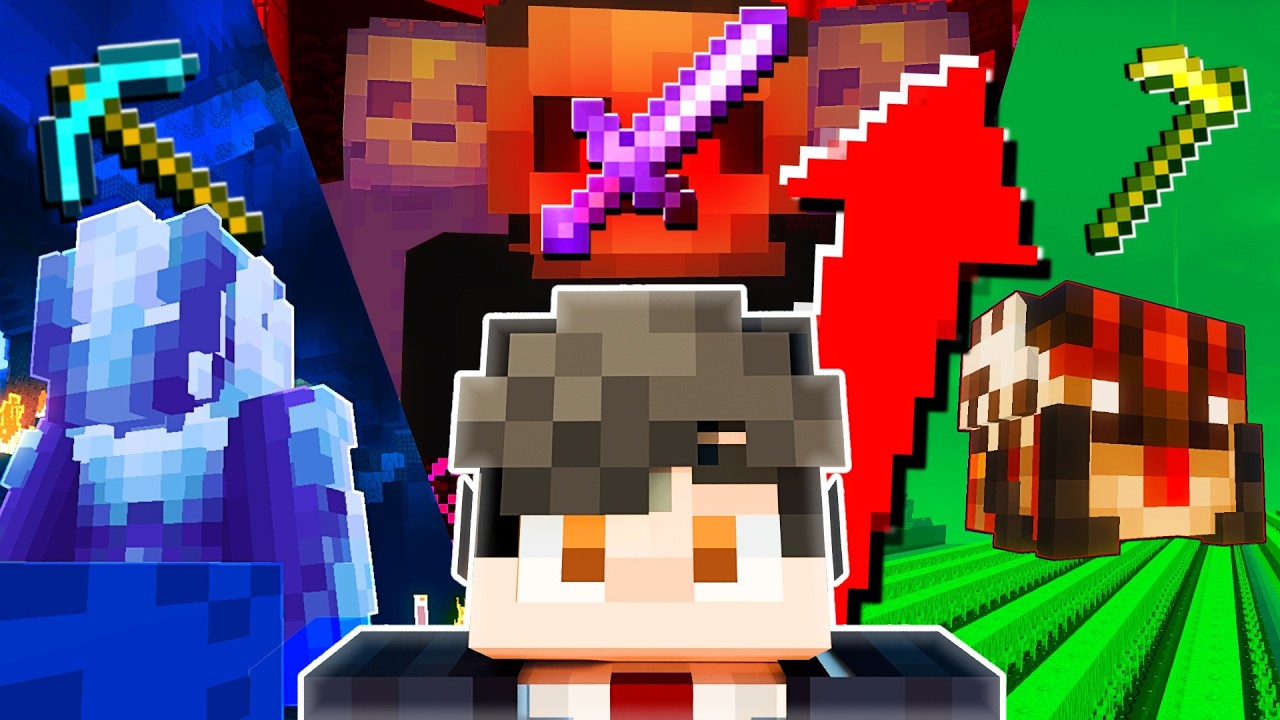 Skyblock, but I'm forced to grind a random skill each year | Hypixel Skyblock Skill Locked [#1]