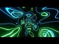 Hypnotic Green Blue Tunnel Abstract Background Video VJ Loop Simple Lines Pattern 4k Screensaver