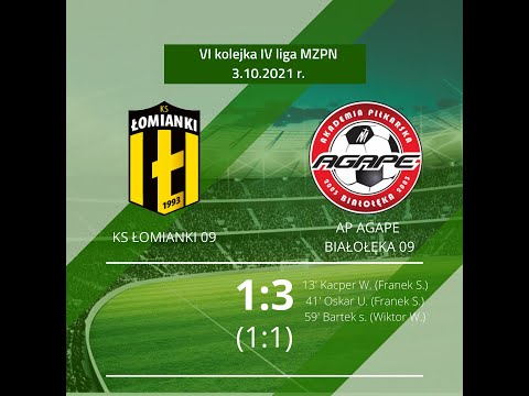 MZPN D1 liga IV gr.3 kolejka VI KS Łomianki - AP Agape 3.10.2021