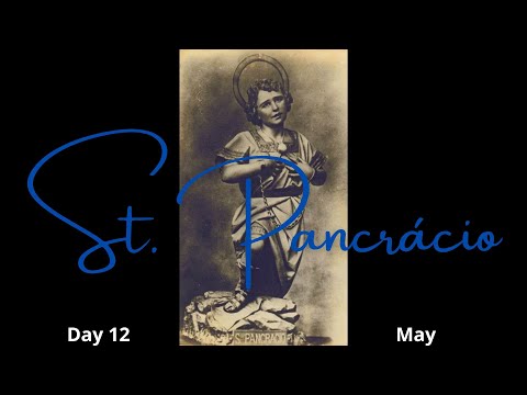 «« Saint Pancratius »»  From Orphan to Patron of Health and Work