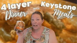 Easy 5-Ingredient Dinner Recipe 🍽 | 4 Layer Dinner with Keystone Meats Review!