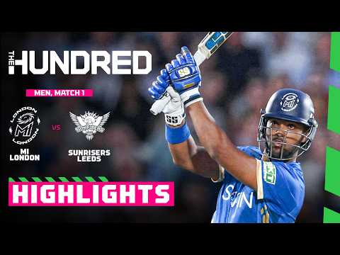 MI London vs Sunrisers Leeds | Full Match Highlights