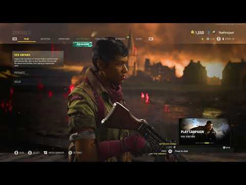 DAMNED 5 - Vanguard ZOMBIES MAIN MENU THEME