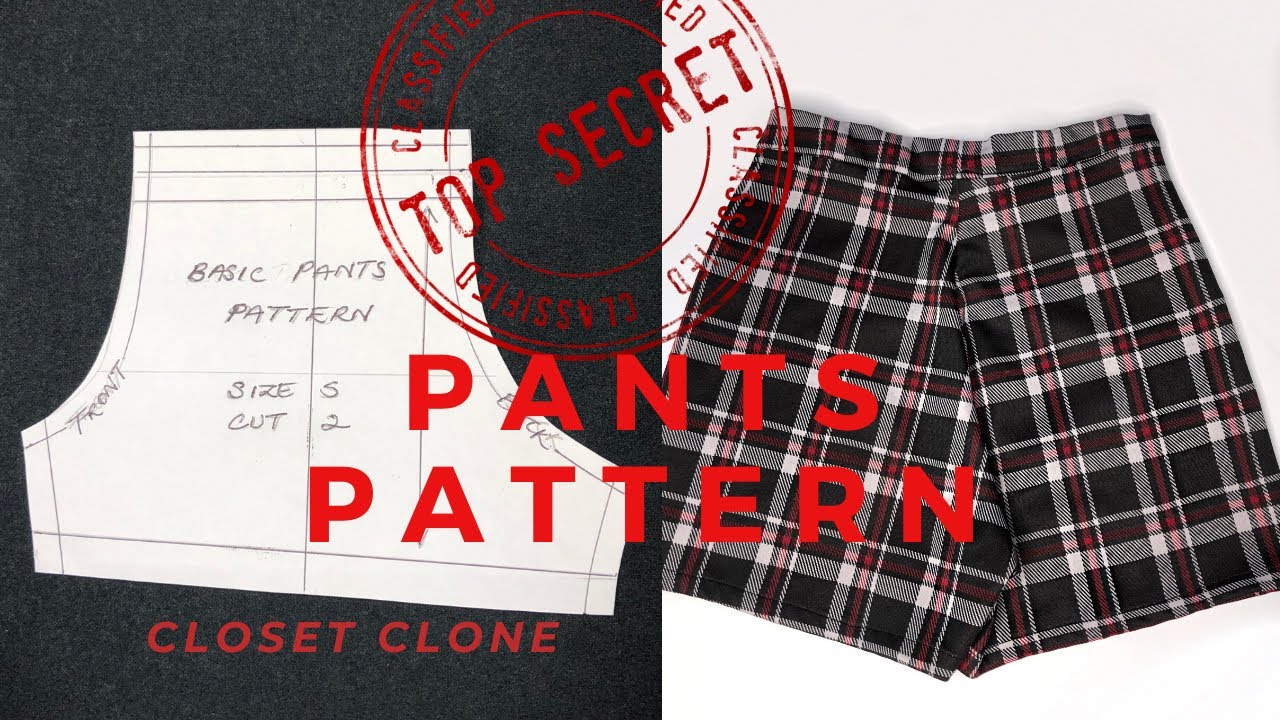 How To Draft A Pants Pattern | EASY DRAFT TUTORIAL | Designisme Daily