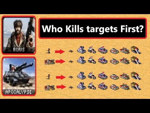 Boris vs Apocalypse - Kill Race - Red Alert 2