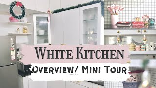 Kitchen Tour/White Kitchen Overview in Tamil