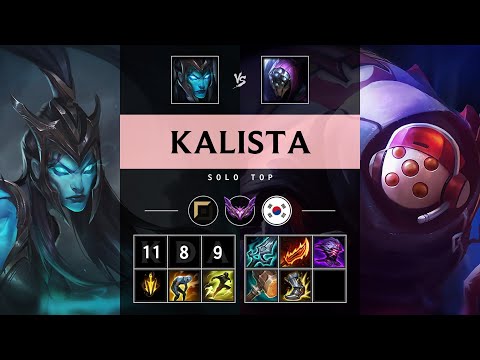 Kalista Top vs Jax - KR Master Patch 25.12