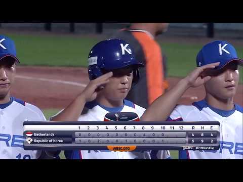Highlights: Netherlands v Korea - U-18 Baseball World Cup 2019