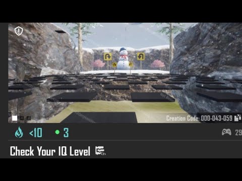 Bgmi wow Parkour map code 43059 | check your iq level Code  | bgmi wow code 43059 #bgmiwow #wowmode 