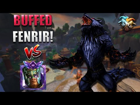 THE NEW FENRIR BUFF IS INSANE!? - Grandmasters Ranked Duel - SMITE