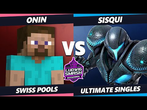 Ludwig Invitational - Onin (Steve) Vs. Sisqui (Dark Samus) SSBU Ultimate Tournament