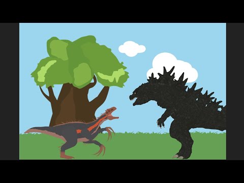 Erilodominus vs godzillasaurus minus one epic battle