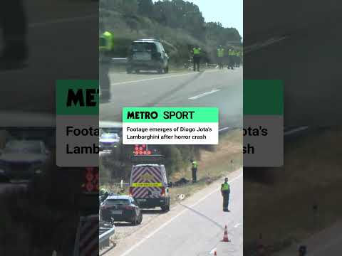 Footage Emerges Of Diogo Jota's Lamborghini After Horror Crash 💔