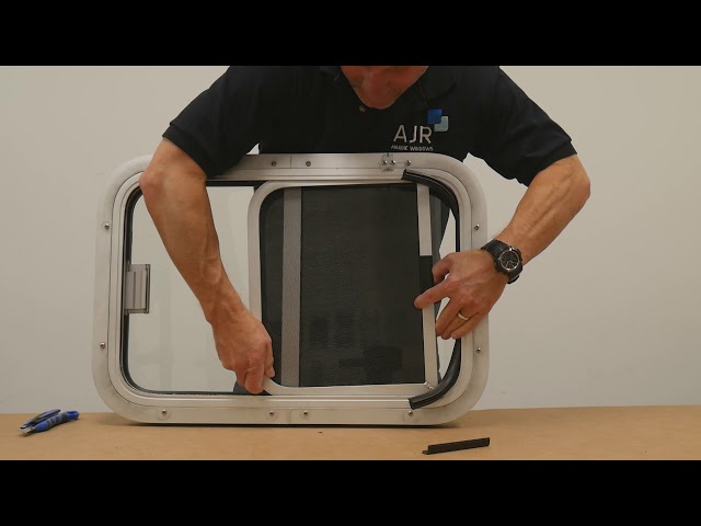 How to remove the glass from a sliding window