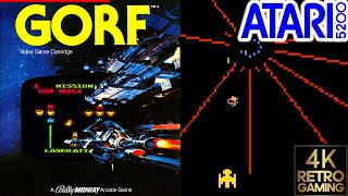 Gorf Atari 5200 4k Gameplay