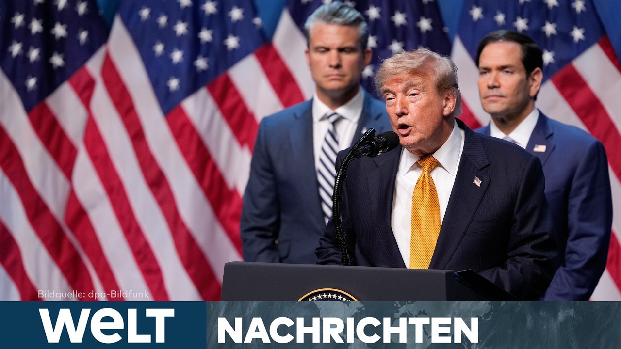 DONALD TRAMPELT AUF NATO-GIPFEL: Drohung an Iran, Zorn gegen Spanien & Lob für Selenskyj | WELT LIVE