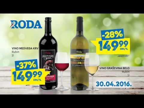 MEGA niske cene pića u Rodi 30.04.2016.
