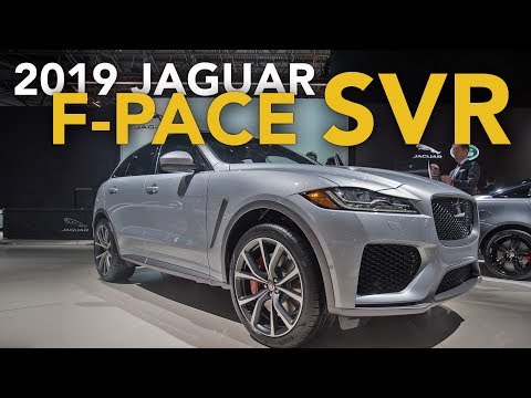 2019 Jaguar F Pace SVR First Look - 2018 New York Auto Show