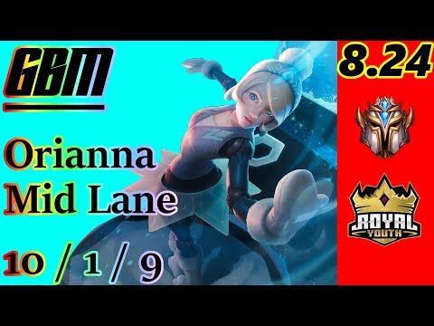 GBM as Orianna Mid Lane - S8 Patch 8.24 - EUW Challenger - Full Gameplay