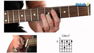 How to Play a C Sharp Minor Seven (C#m7) Chord on 