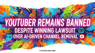 YouTuber remains banned despite winning lawsuit over AI driven channel removal