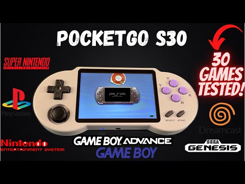 PocketGo S30 Quick Review and Emulation Tests (30 Games)