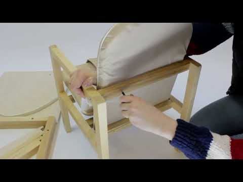 Видео-инструкция по сборке к стулу-трансформеру для кормления 'Зяблик'