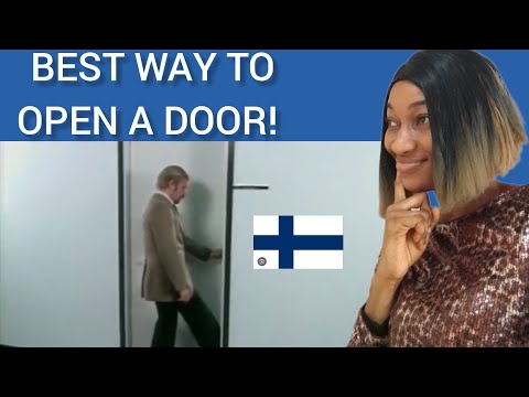 Reaction To How to open a door - Finnish instructional video from 1979 (Finnish Method)