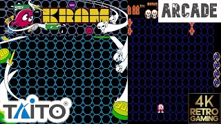 Kram Arcade ( Taito 1982 ) 4k Gameplay