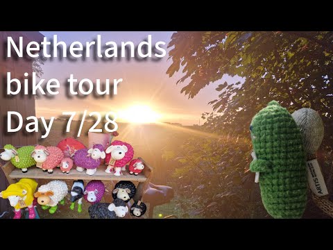 Day 7 of the 28 days bike tour around the Netherlands, from Breezand to Texel