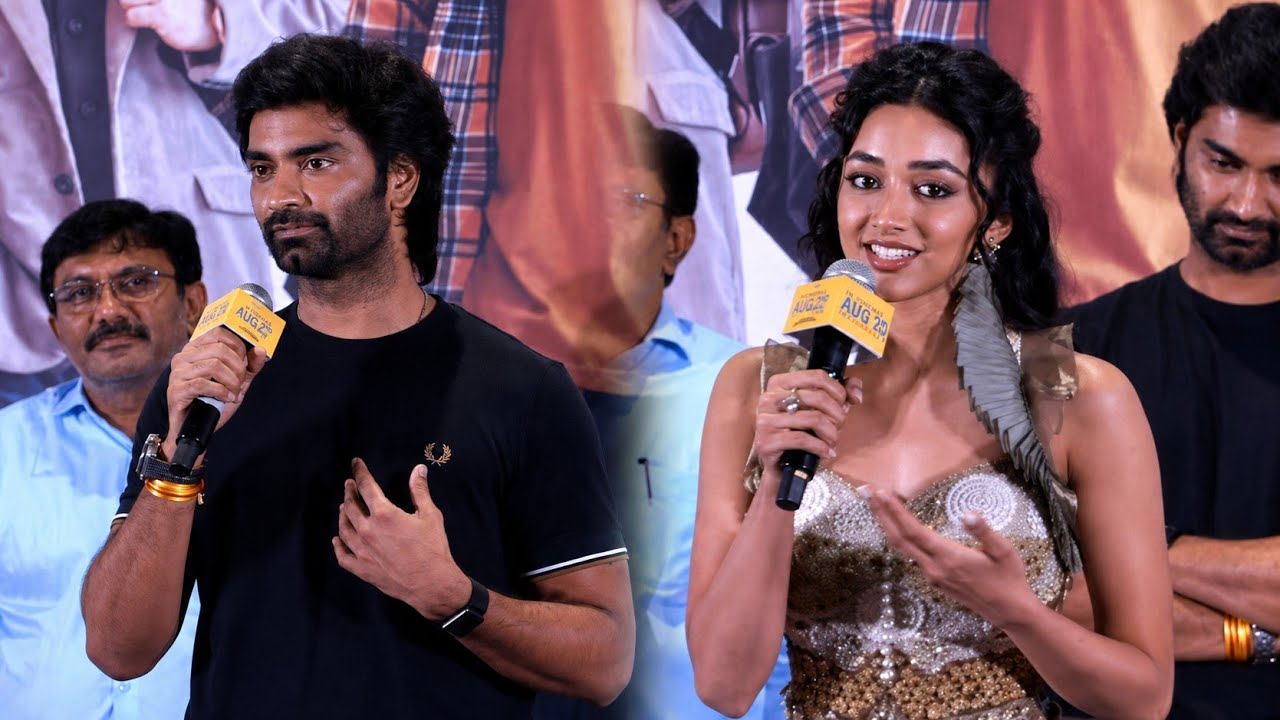 హృదయం మురళి ప్రీ రిలీజ్ ఈవెంట్‌లో హీరో అథర్వ స్పీచ్ & హీరోయిన్ ప్రీతి ముఖుందన్ స్పీచ్
