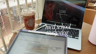 med school study vlog 🩺 | ent, neurology, studying at cafes, pilates, productive busy week at uni 