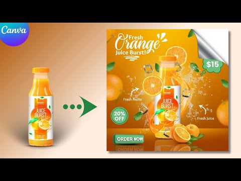 Branded Dress Ad Poster Design with Canva