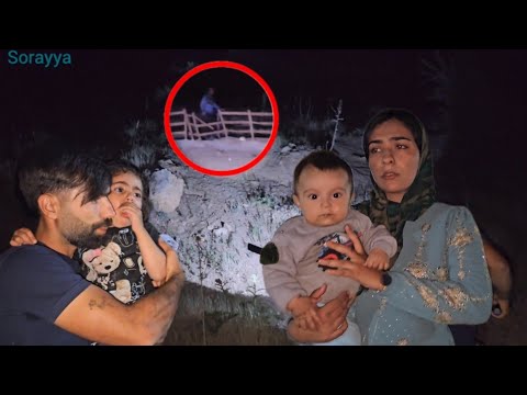 Threat of thieves: Soraya and the children were harassed by Tayyaba's husband.