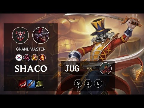 Shaco Jungle vs Graves - KR Grandmaster Patch 10.6
